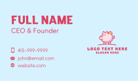Sunshine Pig Cartoon Business Card