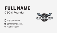 Exhaust Pipe Business Card example 1