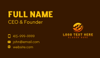 Electrical Power Lightning  Business Card Design