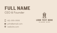 Trowel Contractor Construction Business Card Design