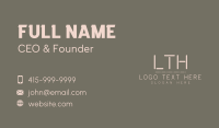 Simple Business Card example 3