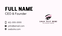 Eyelash Perming Salon Business Card