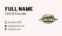 Sports Car Detailing Business Card