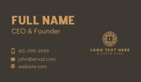 Coin Business Card example 1