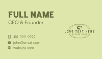 Green Mountain Trail Business Card