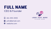 American Restaurant Business Card example 1