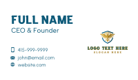 American Patriotic Eagle Business Card Design