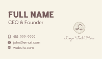 Nature Business Letter  Business Card