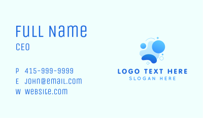 Gradient Hygienic Cleaning Business Card Image Preview