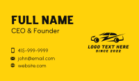 Lightning Sports Car Business Card Design