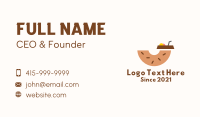 Drinking Cup Business Card example 3