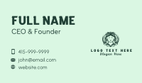 Botanical Nature Woman Business Card