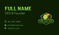 Flame Tennis Ball Business Card Design