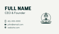 Shovel Plant Gardening Business Card