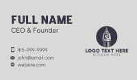 Clock Tower Business Card example 3