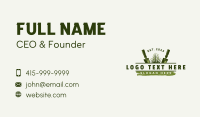 Landscaping Planting Gardening Business Card Design