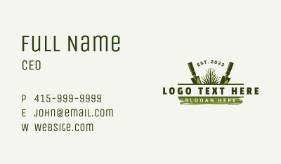 Landscaping Planting Gardening Business Card Image Preview