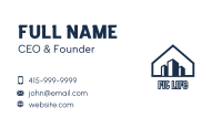 Blue House Buildings Business Card