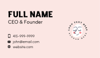 Blush Business Card example 3