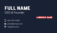 Japanese Ninja Wordmark Business Card Image Preview