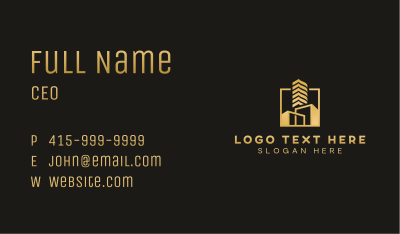 Real Estate Property Business Card Image Preview