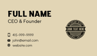 Bourbon Liquor Whiskey Business Card Design