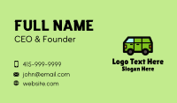 Camper Van Transport  Business Card Design