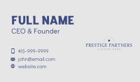 Elegant Fashion Brand Wordmark Business Card