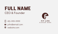 Rider Helmet Biker Business Card