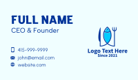 Seafood Restaurant Business Card example 4