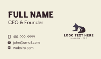 Cat Dog Love Business Card Design