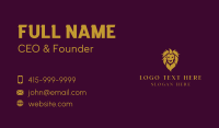 Lion Business Card example 2