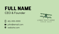 War Plane Business Card example 4