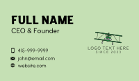 Military War Aircraft Business Card