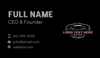 Premium Car Garage Business Card