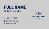 Beach Chair Furniture Business Card