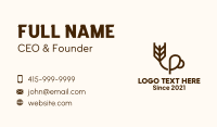 Cup Business Card example 3