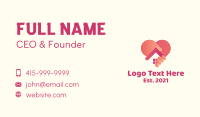 Heart House Dealer Business Card