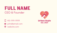 Heart House Dealer Business Card