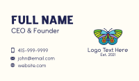 Colorful Moth Business Card
