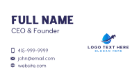 Water Pipe Wrench Plumbing Business Card