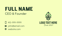 Green Tree Deity Business Card