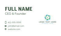 Leaf Water Cycle Business Card