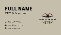 Kettlebell Barbell Fitness Business Card