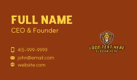 Lion Shiel Gaming Business Card Design