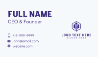 Violet Voice Mic Business Card