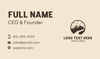 Mountain River Camping  Business Card Design