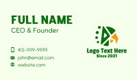 Geometric Aztec Eagle Head Business Card Design