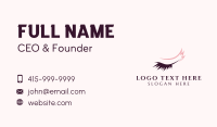 Eyelash Beauty Cosmetics Business Card