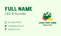 Organic Cinnamon Spice Bowl Business Card